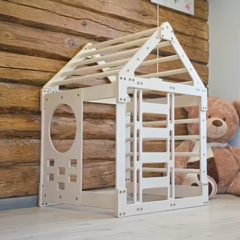Home Gym For Toddlers - Çocuk Oyun Evi ve Kaydıraklı Tırmanma