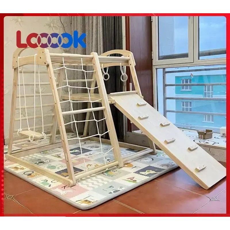Çok Fonksiyonlu Ahşap Çocuk Tı - Home Gym For Toddlers incelemesi ve fiyatı