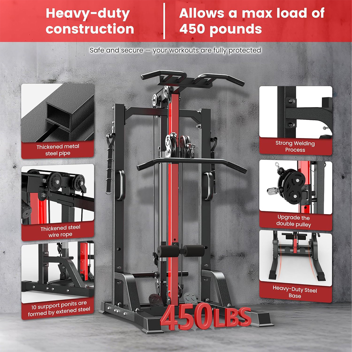 Pooboo Ev Spor Aleti - Lat Pul - Home Gym Workout Equipment incelemesi ve fiyatı