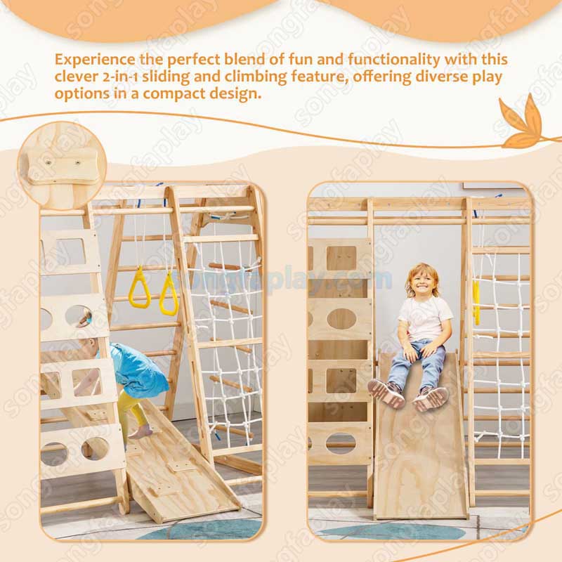 Çocuklar için Ahşap Tırmanma Ç - Home Gym For Toddlers incelemesi ve fiyatı